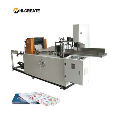 Fully automatic embossing folded napkin paper napkin machine