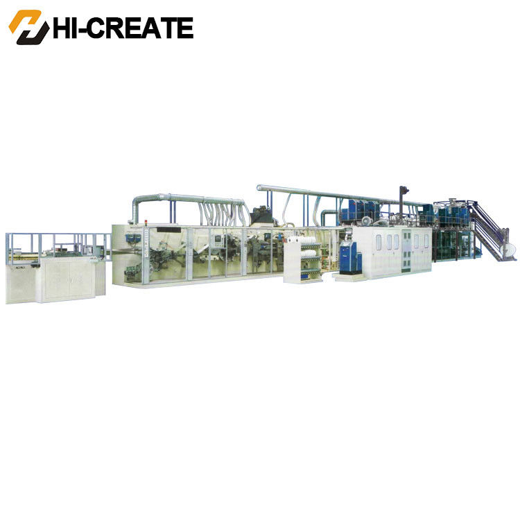 45T 3 Folded 200KW Pamper Making Machine